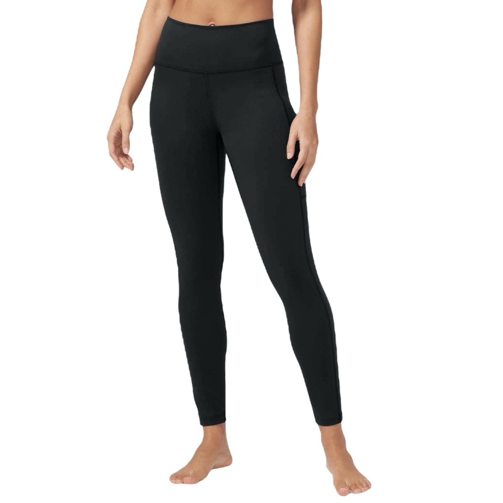 TOMMY JOHN BLACK GO ANYWHERE COLLECTION POCKET LEGGING